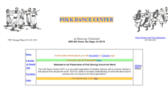 Desktop Screenshot of folkdancecenter.org